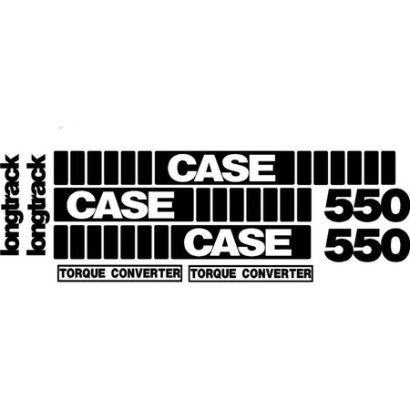 Aftermarket Decal Set CASE550DECALSET
